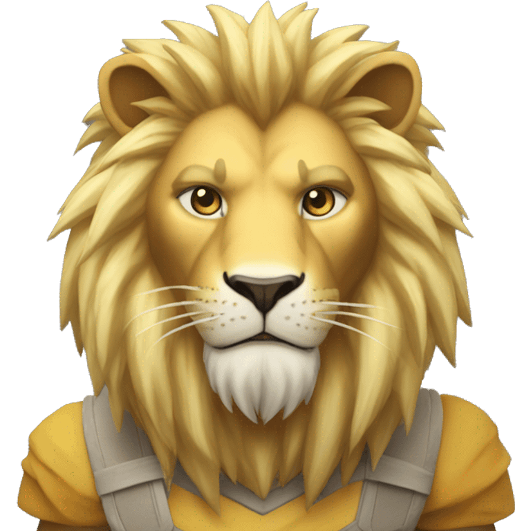 Un lion en super saiyens  emoji