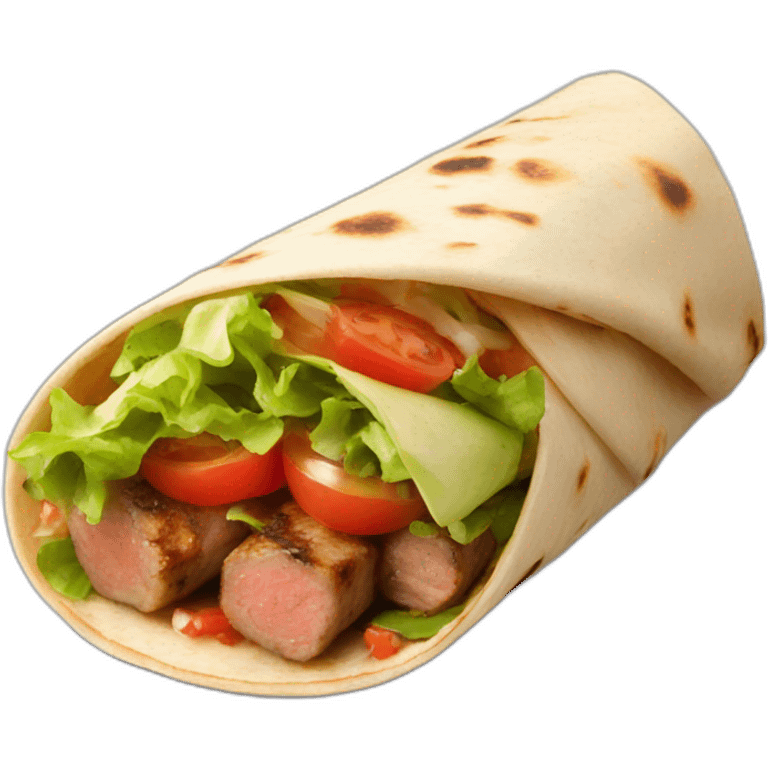 kebab wrap emoji