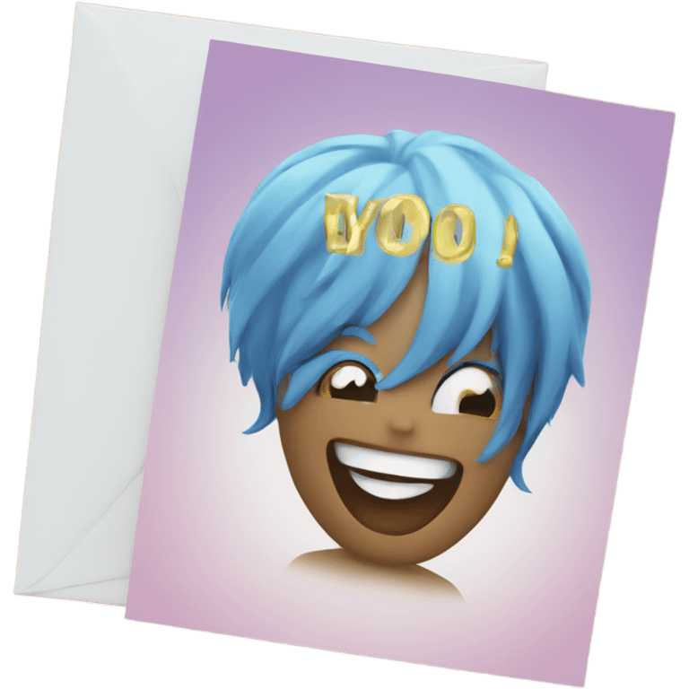 greeting card with smile on it emoji