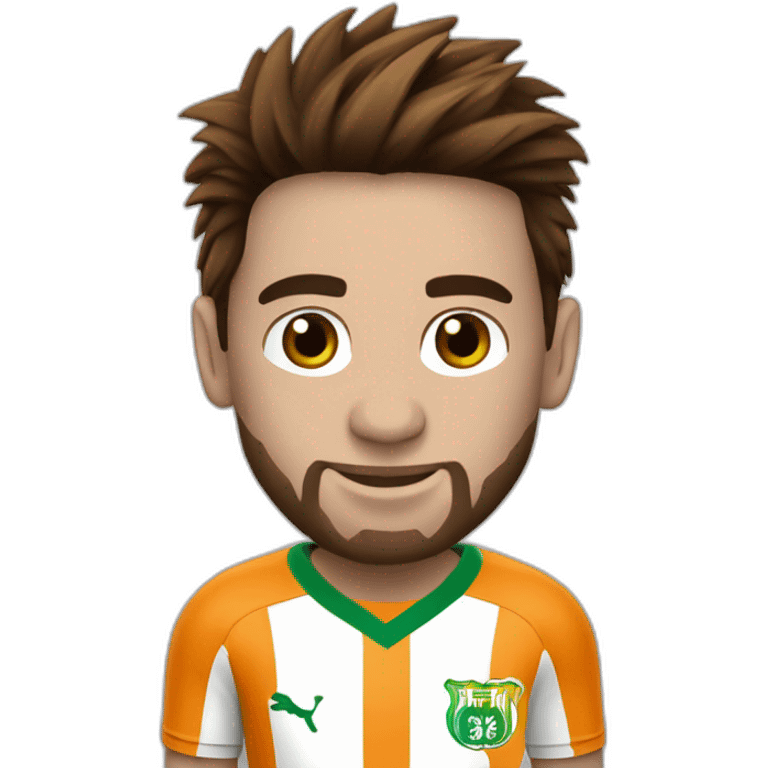 Messi en maillot de la côté d'Ivoire  emoji