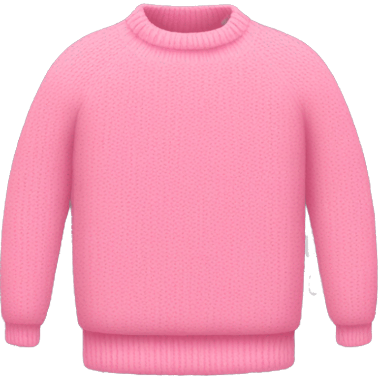 Pink sweater  emoji