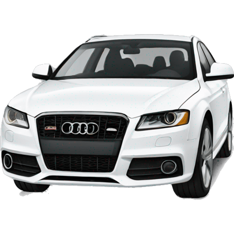 A white Audi.  emoji