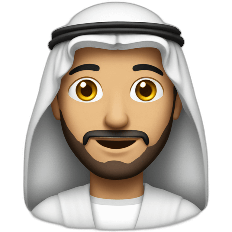 arab with euro emoji