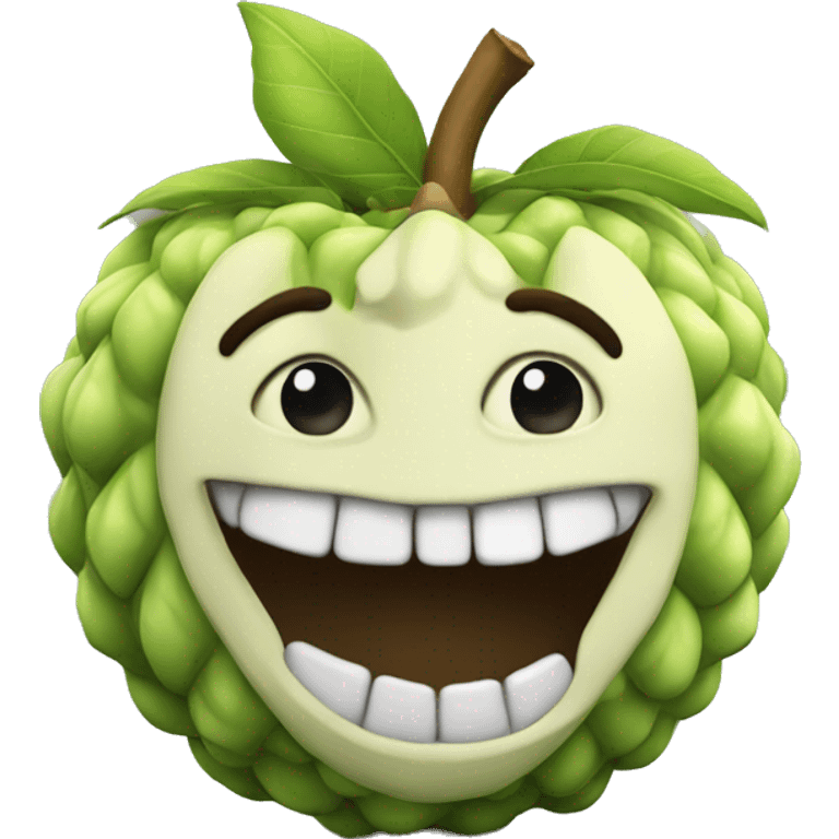 3D sugar apple  emoji