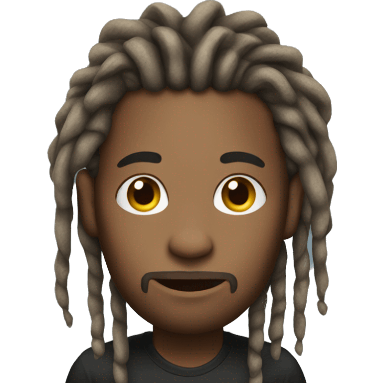 man with dreads emoji