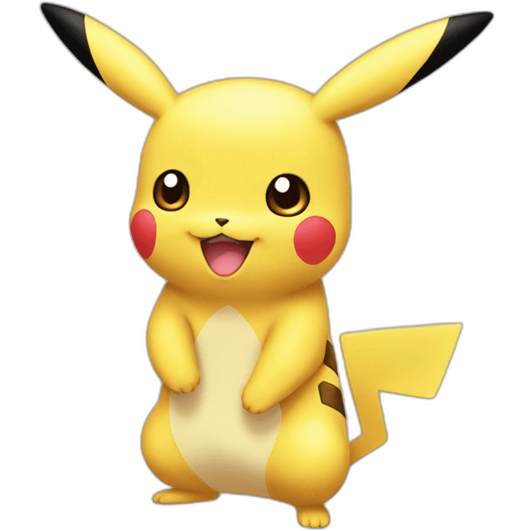 blush pikachu emoji