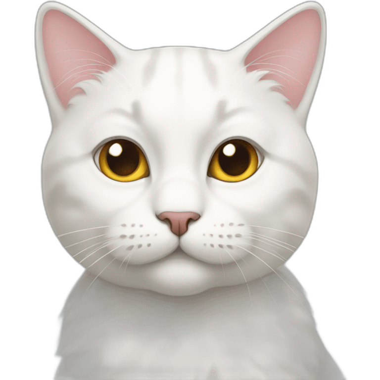 White Scotland cat emoji