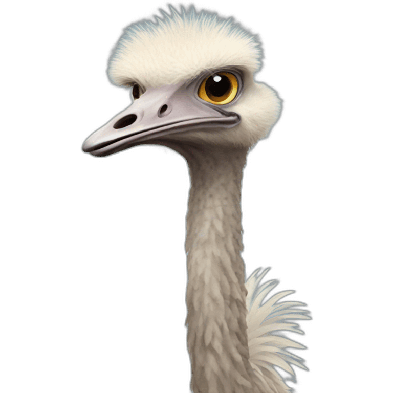 Ostrich emoji