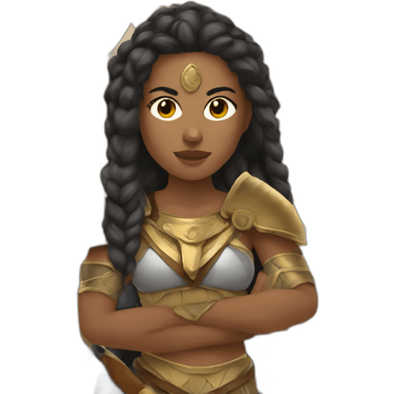 Warrior woman emoji