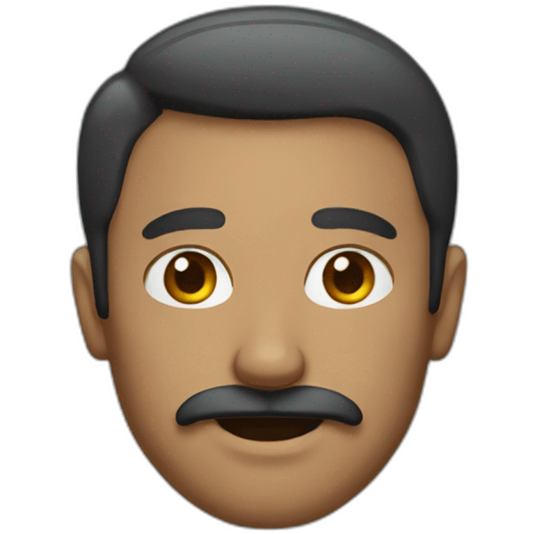 A men with a little mustache emoji