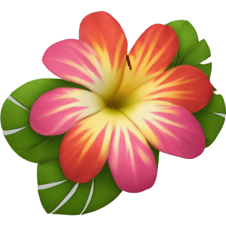 Hawaiian flower emoji