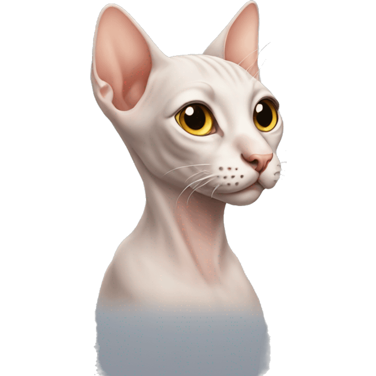 hairless cat emoji