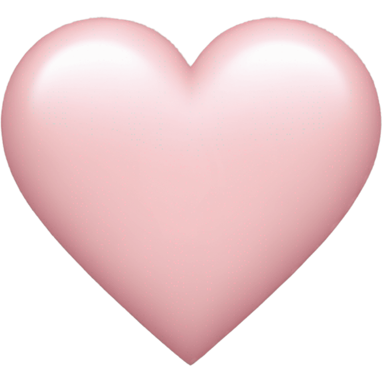 Light pink heart emoji