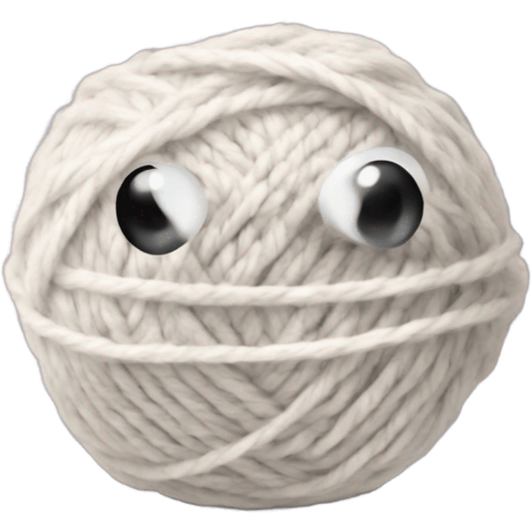 Yarn crochet emoji