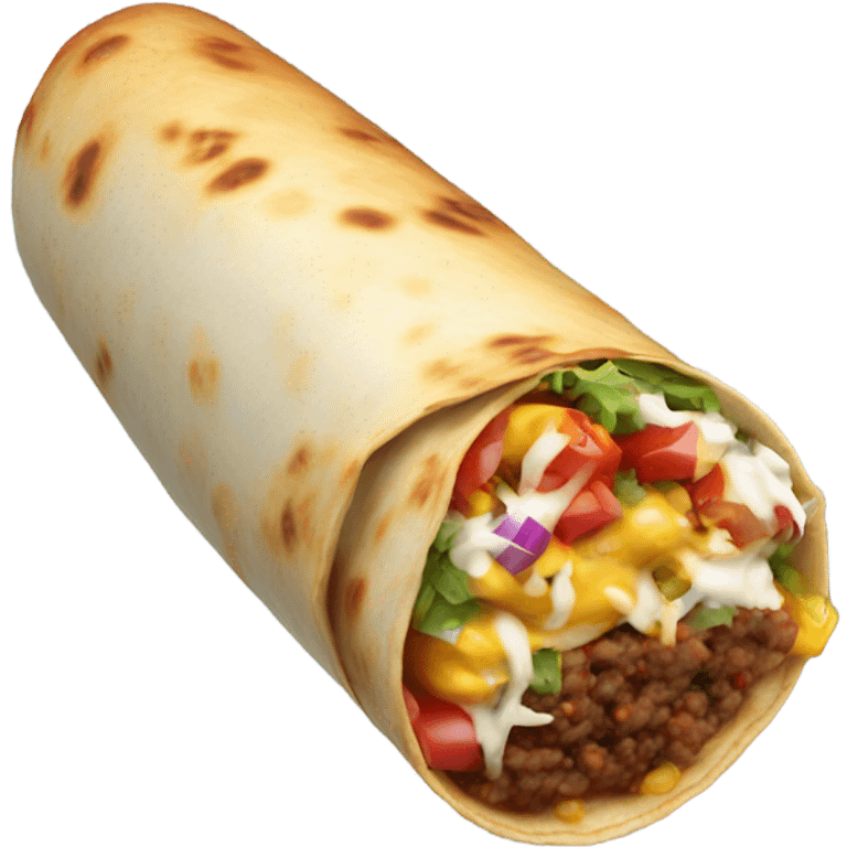 Rocket burrito ￼ emoji