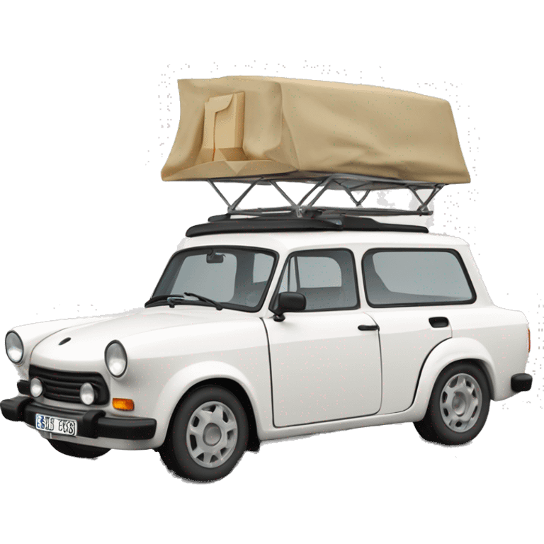 Trabant 601 Kombi weiß  emoji