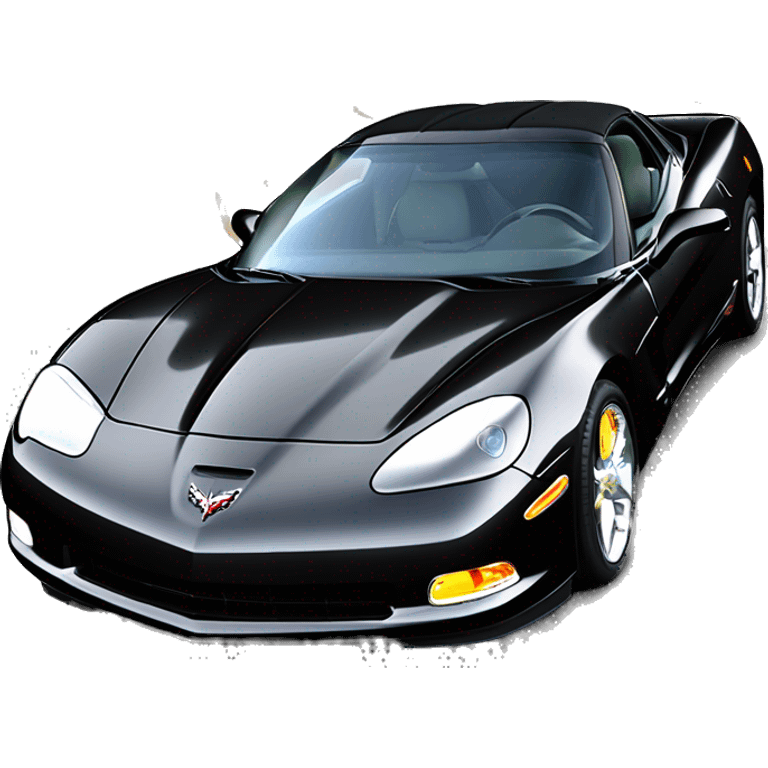 Black c5 corvette with KnightDriveTV headlights  emoji