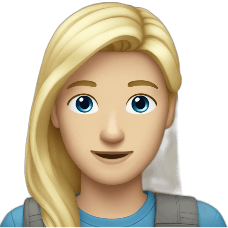 blonde-guy-with-blue-eyes-and-brunnette-haired-girl emoji