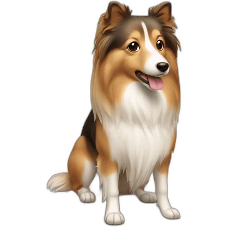 Shetland dog emoji