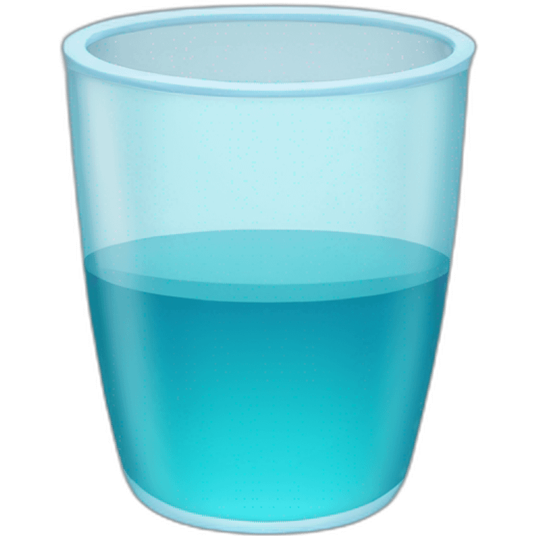 Vaso de agua emoji