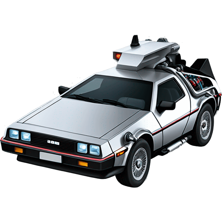 delorean back to future emoji