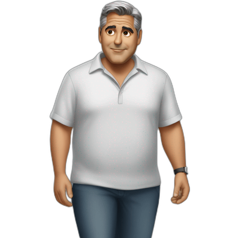 fat fat fat george clooney emoji