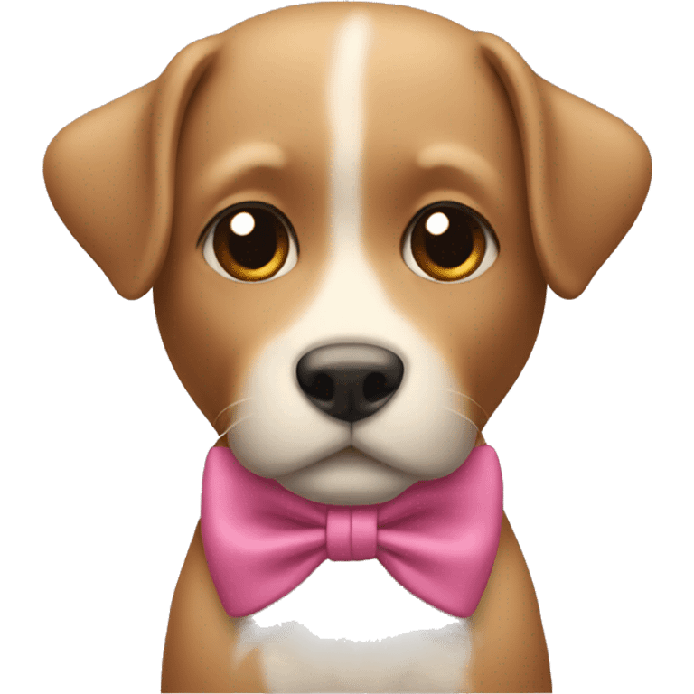 Animal wearing a bow emoji