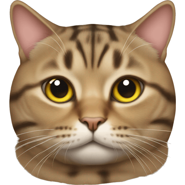 Fat tabby cat emoji