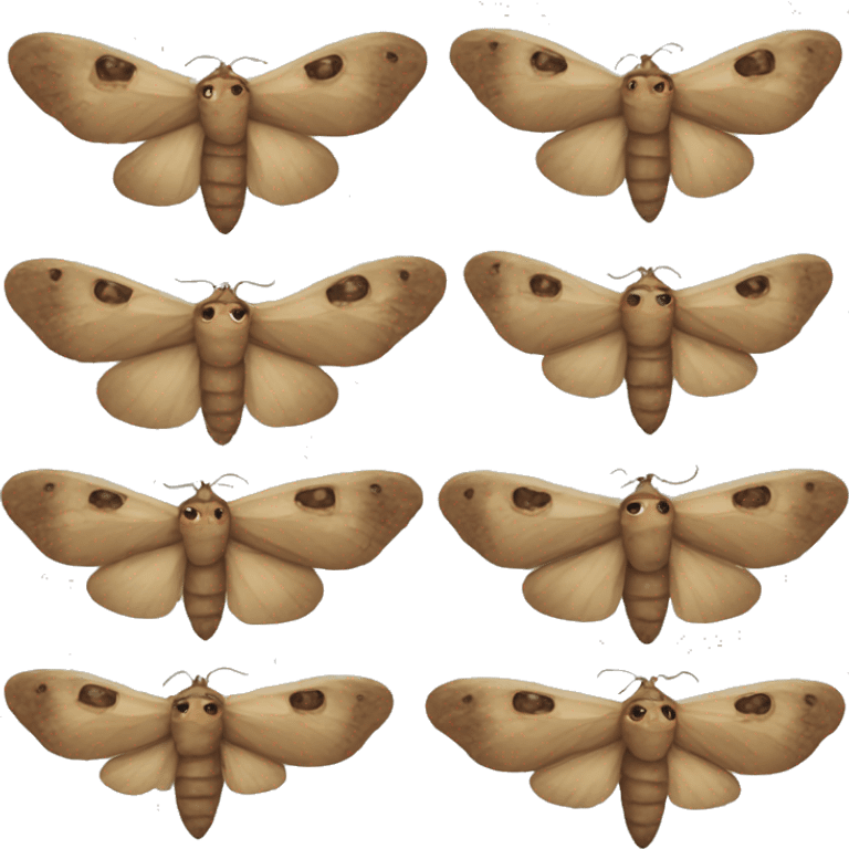 Mouth moth emoji