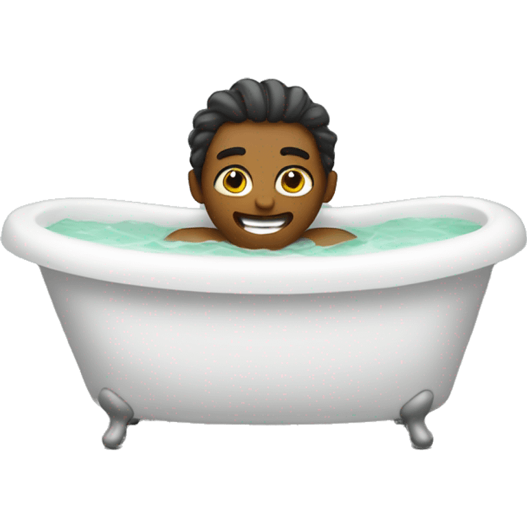 Relax in tub emoji