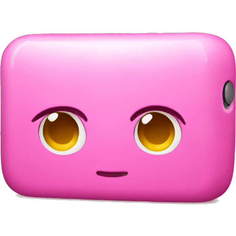 Pink iPhone 15 emoji