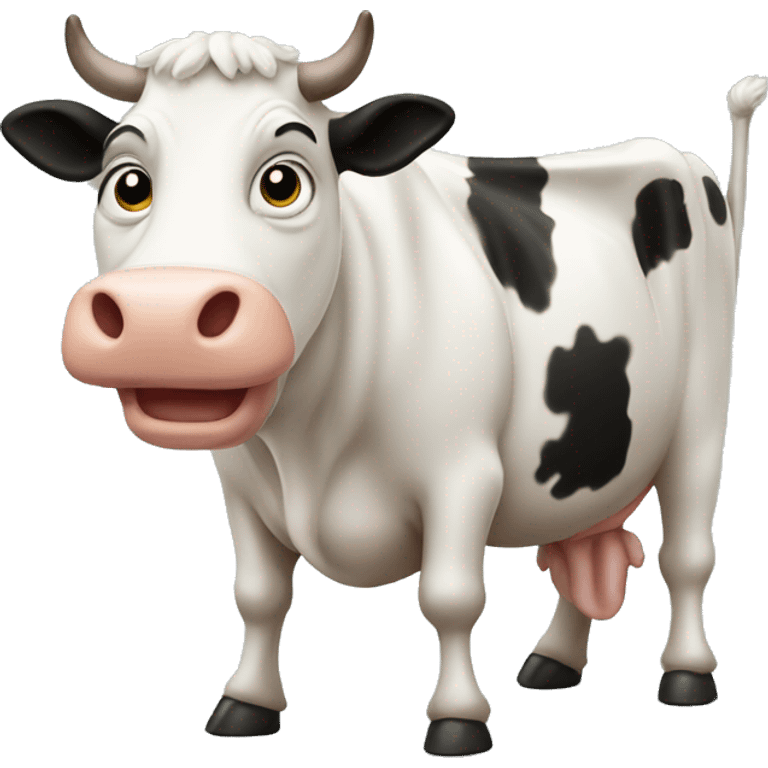 Cow have an idea emoji