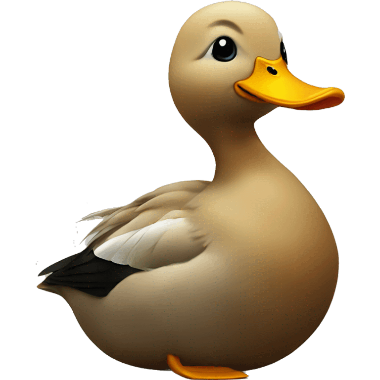 Duck holding ye  emoji