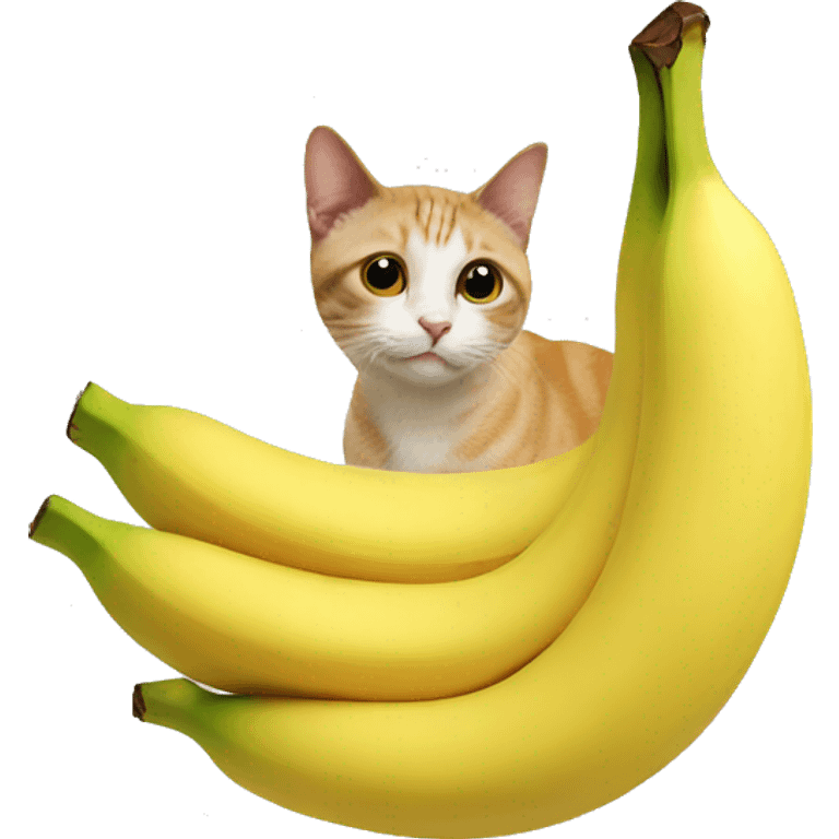 Cat in a banana  emoji