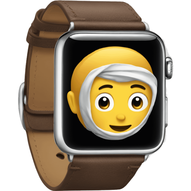 Kuikentje met Apple Watch  emoji