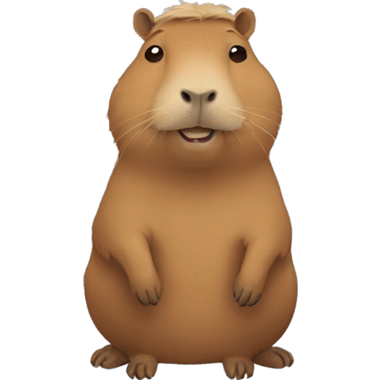 calm capybara emoji