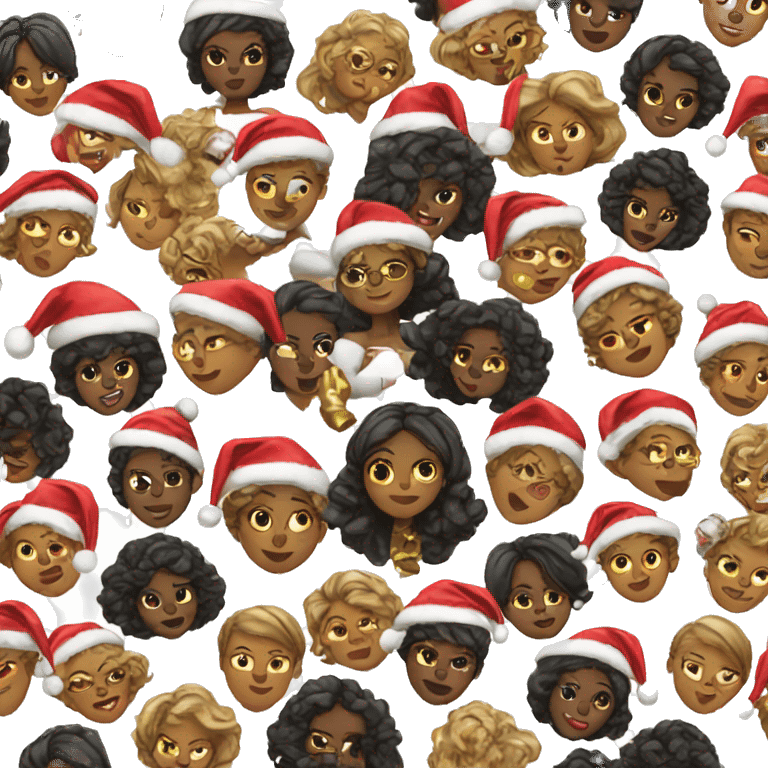 Black girl Christmas  emoji