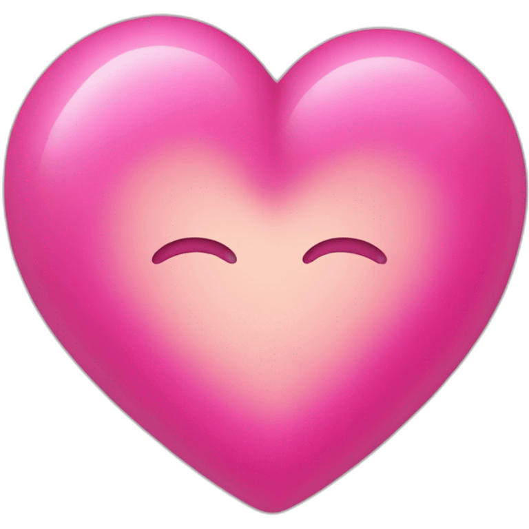 Cœur couleur rose emoji