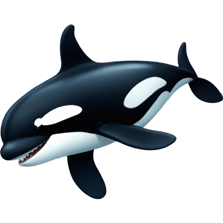 orca whale happy emoji