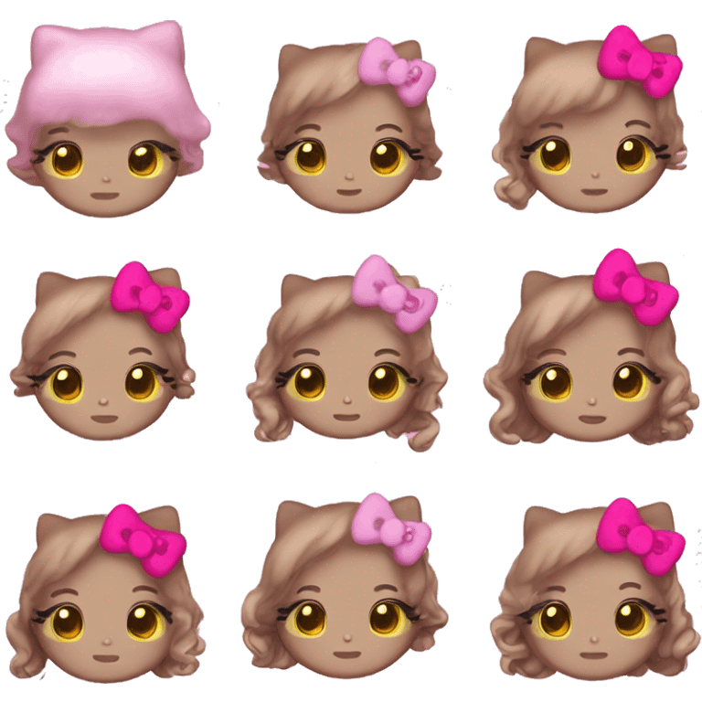 hello kitty aesthetic emoji