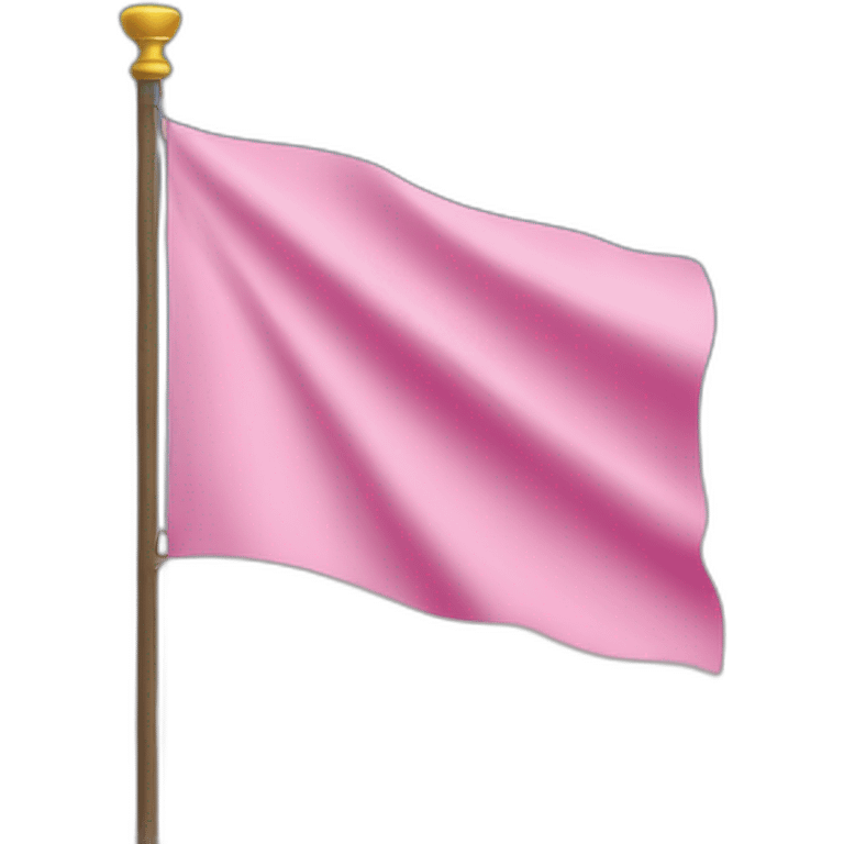 Pink flag emoji