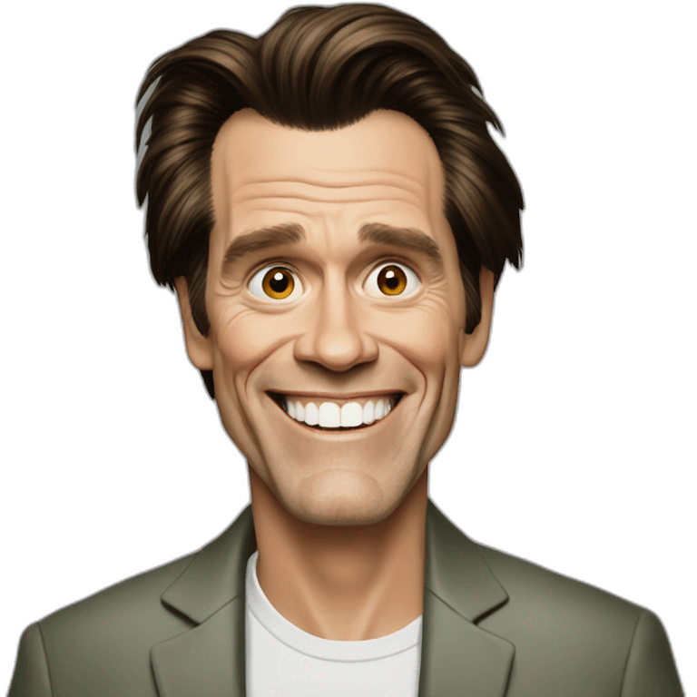 Jim carrey paint emoji