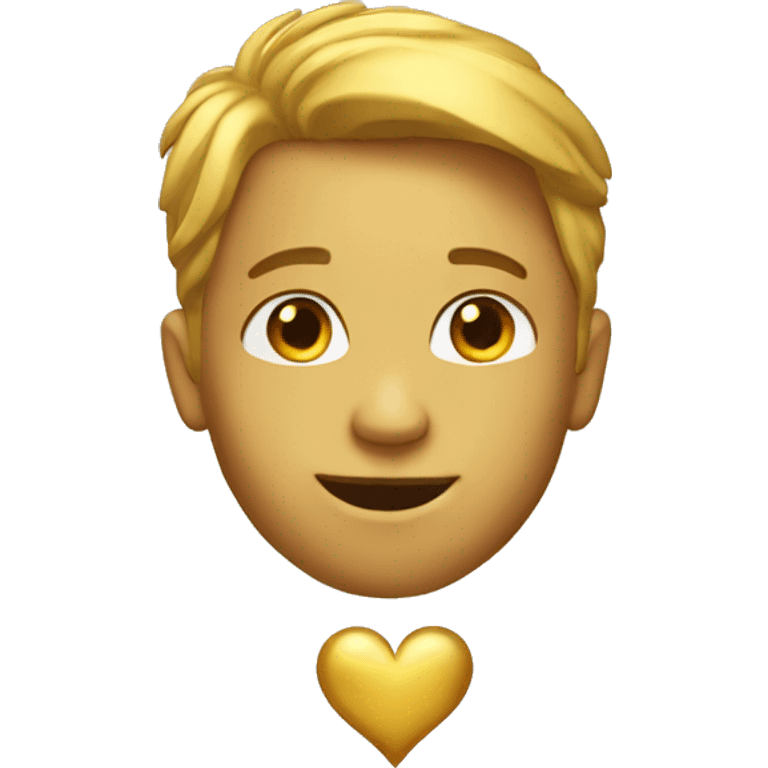 golden-heart emoji