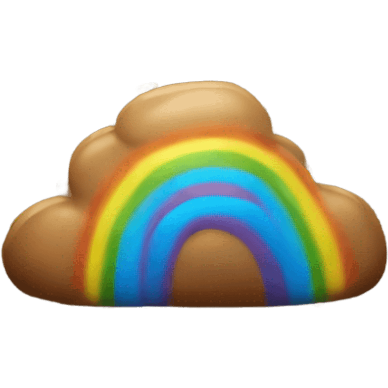 big rainbow poop emoji emoji