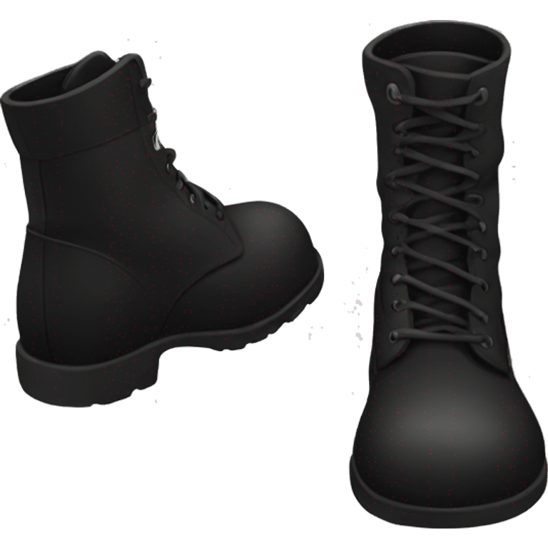 Black boots emoji