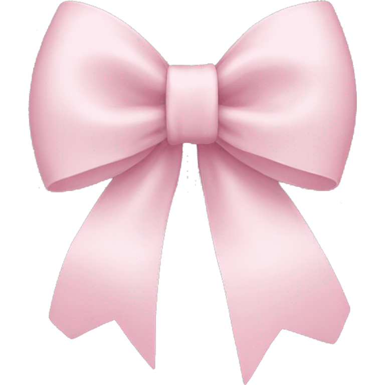 Light pink bow emoji