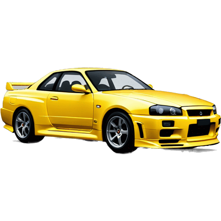 Nissan Skyline r34  emoji