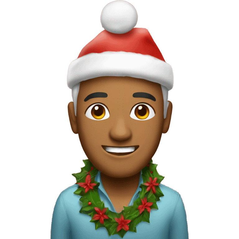 Hawaiian Christmas emoji