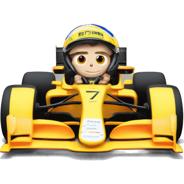 rats lando norris in a Formula 1 car emoji