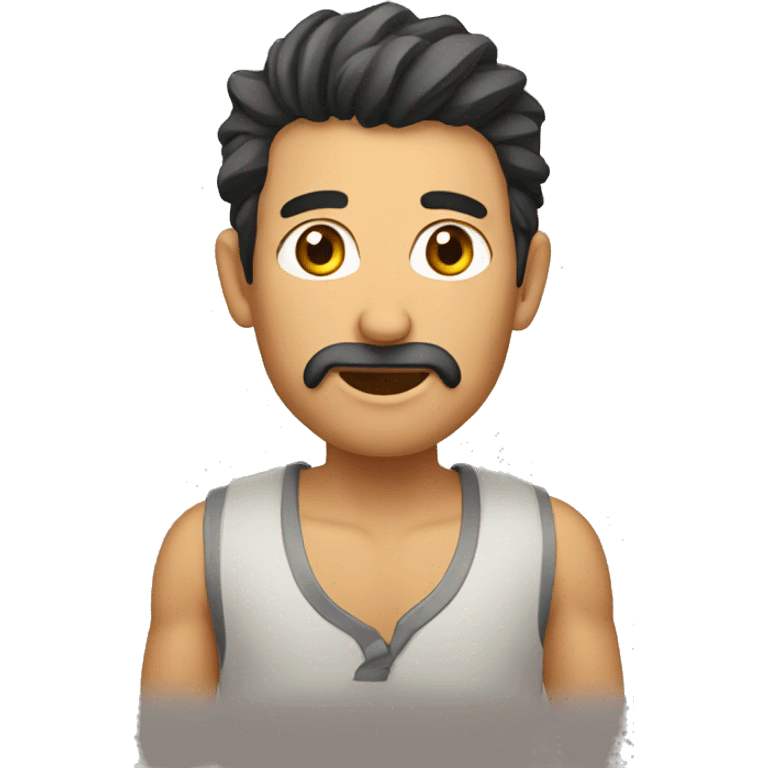 Sıkılan adam emoji